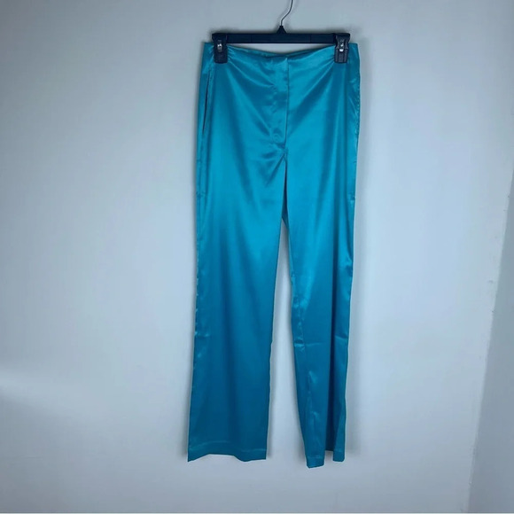 NWT Meshki 2 Piece Set Satin Blazer Jacket and Pants Size XS Full Suit - Picture 12 of 15